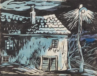 casa de noche