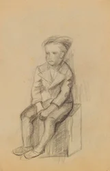 niño sentado (anverso)