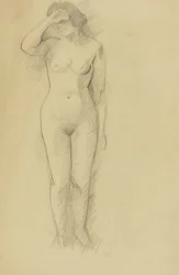 Desnudo femenino de pie
