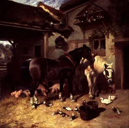 Escena de granja