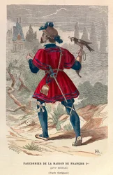 Un halconero de la casa del Rey Francisco I en el siglo XVI