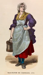 Un vendedor de nueces en 1774 - Colección privada