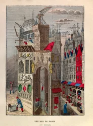 Una calle en París siglo XV - Colección privada