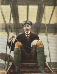 Aviación: retrato del aviador Henri Wynmalen (Henri Wijnmalen)