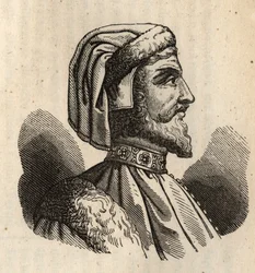 Azzon Visconti - Azzone Visconti - 1302-1339 - grabado