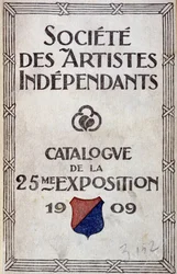 Portada del catálogo de la exposición de la sociedad de artistas independientes