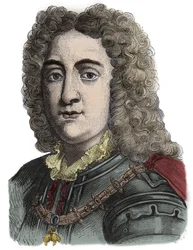 Carlos VI, Emperador del Sacro Imperio Romano (1685-1740) - Carlos de Habsburgo (Karl von Habsburg) - Grabado