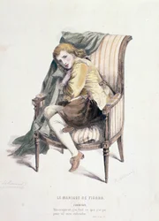 Cherubino, personaje en Le nozze di Figaro, ópera de Mozart (1837)