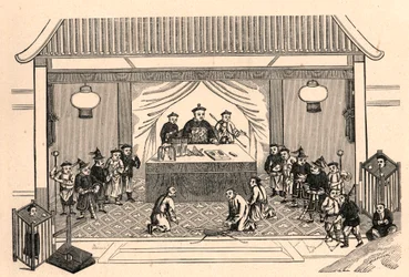 Persecución cristiana: preparativos para el martirio del sacerdote misionero francés Augustus Chapdelaine (1814-1856) en Sy-lin-hien (Sy lin hien) en China el 27 de febrero.