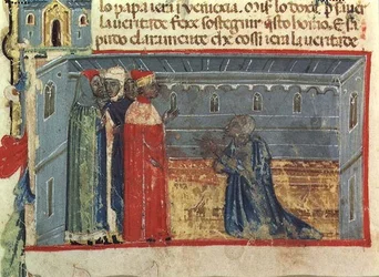 Códice Correr I 383 Miniatura con un Dogo