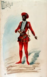 Vestuario para Otello en la ópera de Giuseppe Verdi