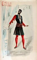 Vestuario para Otello en la ópera de Giuseppe Verdi