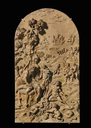 Ocho relieves tallados, cereza ... (relieve)