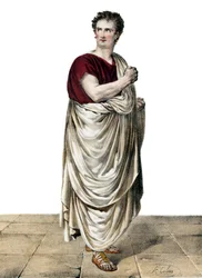 Felicity-Auguste Saillot dit Desmousseaux actor francés (1785-1854) en el papel de Roscius en “Sylla” de Etienne de Jouy (1764-1846)