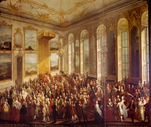 Fiesta por el centenario de la Orden Militar de María Teresa I en 1857