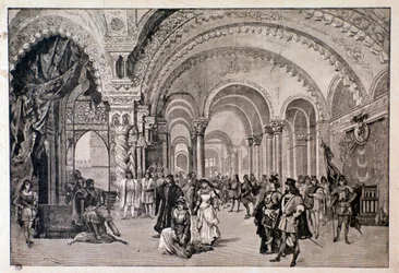 Primera representación de Otello, ópera de Giuseppe Verdi en el Teatro alla Scala