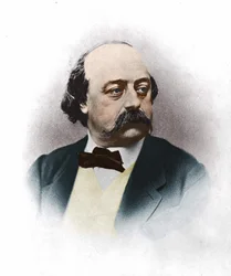 Gustave Flaubert (1821-1880), escritor francés, por Nadar.