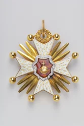 Reino de Baviera - Orden de San Huberto: insignia (reverso) - 1700-1750