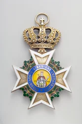 Reino de Sajonia - Orden Militar de San Enrique: insignia de la gran cruz - 1736-1918