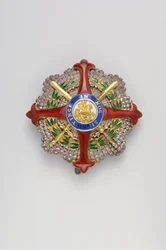Reino de las Dos Sicilias - Orden de San Jorge de la Reunión: placa de un caballero gran collar - c. 1819