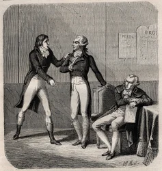 Maximilien Robespierre - Louis de Saint Just (Saint-Just)