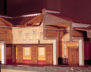 Miniatura de la Casa del Poeta Trágico en Pompeya
