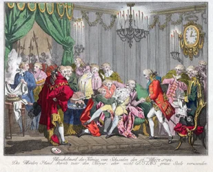 La muerte de Gustavo III de Suecia