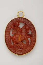 Orden de la Jarretera: la insignia Lesser George (finales del siglo XVIII - principios del siglo XIX)