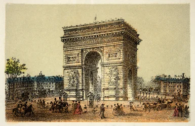 París 1874: El Arco del Triunfo, colección privada