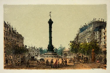 París en 1874: La columna de Julio, Colección privada