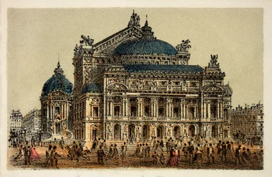 París en 1874: La nueva Ópera (Ópera Garnier), Colección Privada