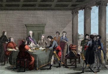 Paz de Tolentino entre Napoleón I y el Papa Pío VI, 18 de febrero