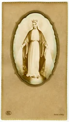 Imagen piadosa: La Virgen María (impresión)
