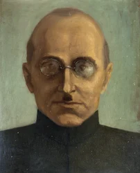 Retrato de Lavrenty Beria, funcionario del estado soviético