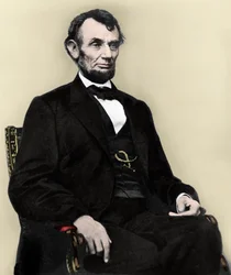 Retrato de Abraham Lincoln (1809-1865) 16º Presidente de los Estados Unidos de América