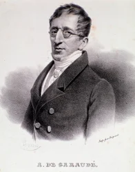 Retrato de Alexis de Garaude (1779-1852), compositor francés. Siglo XIX