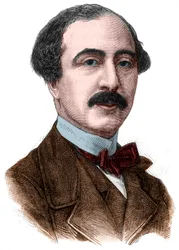 Retrato de Anatole Prevost Paradol, periodista y político francés (1829-1870).