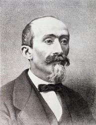 Retrato de Antonio Cagnoni compositor italiano. Colección privada milanesa
