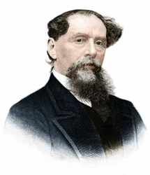 Retrato de Charles Dickens (1812-1870), escritor inglés.