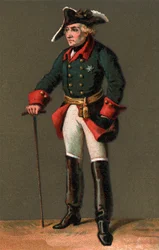 Retrato de FREDERICK II (1712-1786) conocido como Federico el Grande Rey de Prusia