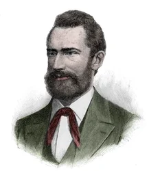 Retrato de Frederich Wilhelm Ludwig Leichhardt (1813-1848?) explorador y naturalista prusiano (alemán)