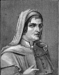 Retrato de Lelio Orsi (1511-1587), pintor italiano. Grabado de 1859 en 