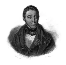 Retrato de Louis-Francois-Xavier Crespel, llamado Crespel-Delisse, industrial francés en “Retratos e historia de los hombres útiles: hombres y mujeres de todos los países y de todas las condiciones, que adquirieron derechos al reconocimiento”