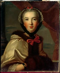 Retrato de Louise Henriette de Bourbon Conti, Mademoiselle de Conti, Duquesa de Orleans