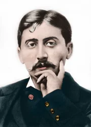 Retrato de Marcel Proust (1871-1922), escritor francés alrededor de 1900