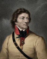 Retrato de Thaddeus (Tadeusz) Kosciuszko (Kosciusko) soldado polaco (1746-1817)