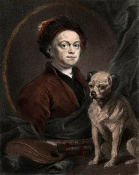 Retrato de William Hogarth