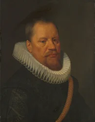 Retrato de hombre, c.1615-1620 (óleo sobre tabla)