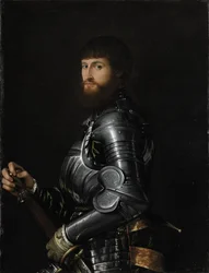 Retrato de un noble con armadura