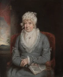 Retrato de mujer (Mrs. Ann Hivlyn), principios del siglo XIX (óleo sobre madera)